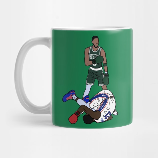 Jayson Tatum KOs Embiid by rattraptees